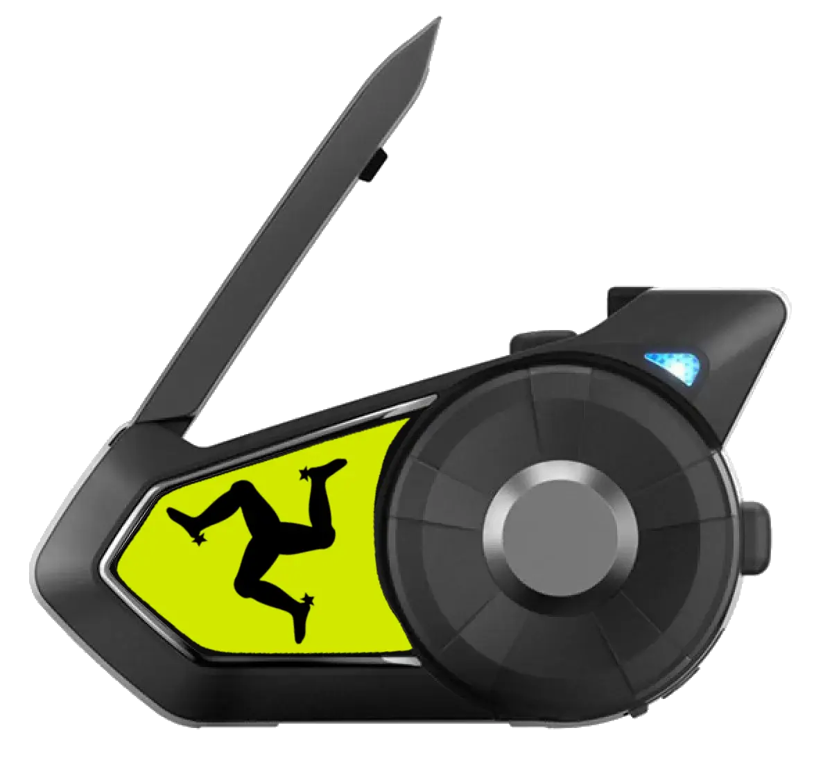Verschiedene Sticker für Sena 30K 50s Motorrad-Helm-Funkgeräte, geeignet für Motorradfahrer. Die Sticker zeigen Designs und Logos, die sich gut auf den Sena 30K 50s Bluetooth-Kommunikationsgeräten auf Helmvisieren oder -schalen anbringen lassen.