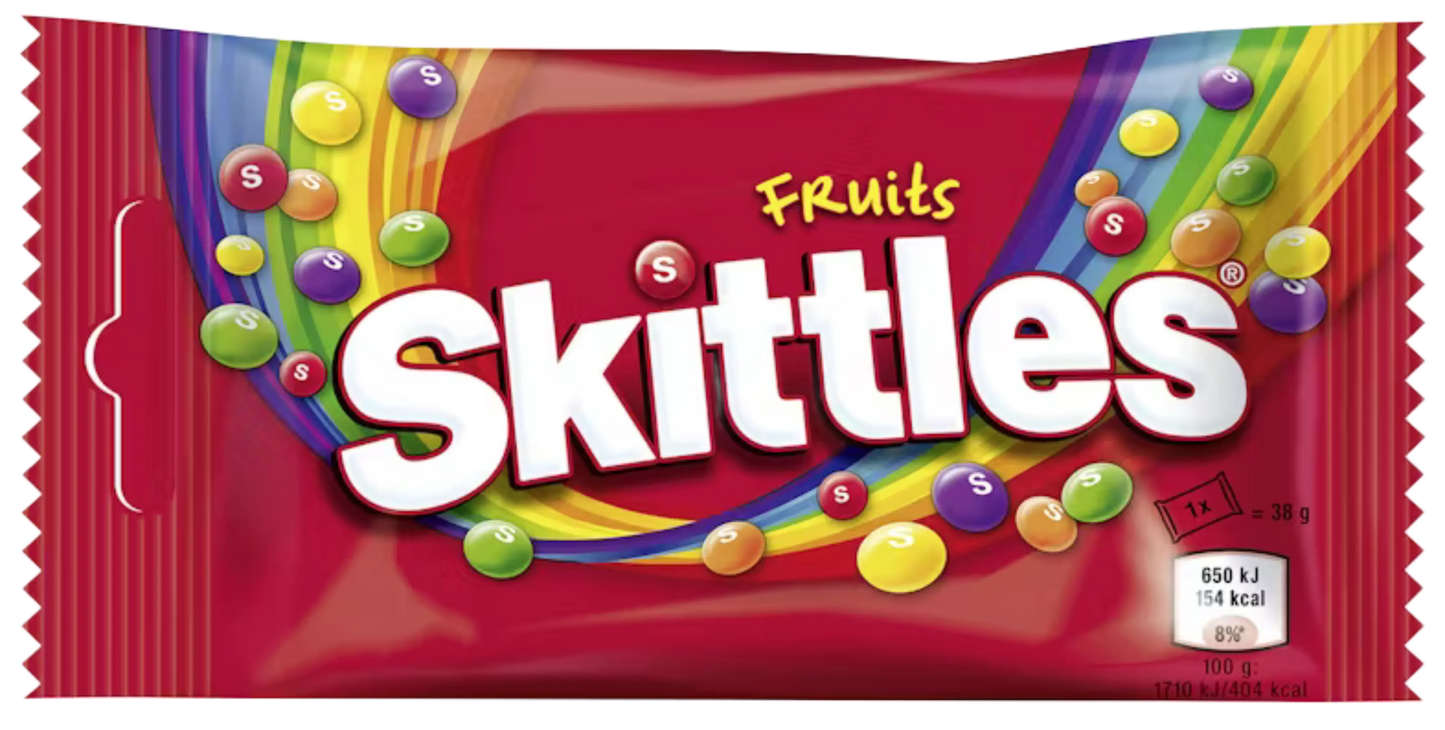 Skittles Kaubonbons Fruit 38 g